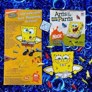 MB Spongebob Y2K 2005 Ants in the Square Pants Game